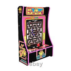 Arcade1up Ms Pac Man 40th Anniversary Classic 10 En 1 Arcade Machine Bundle