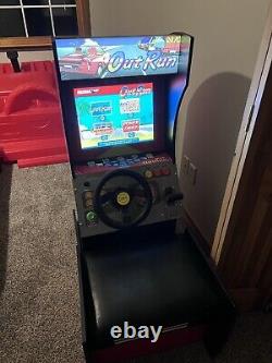 Arcade1up Outrun Machine D'arcade Assise, Turbo Outrun, Outrunners, & Power Drift