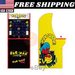 Arcade1up Pac-man Arcade Machine 2 Jeux En 1 Withriser Nouvelle Opération D'opération Sans