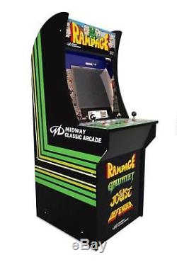 Arcade1up Rampage Gauntlet Joust Defender Arcade Cabinet Machine LCD Display 4ft