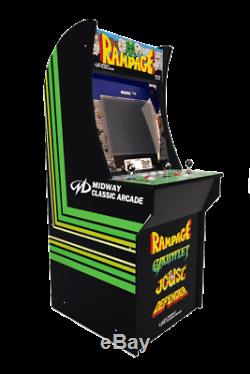 Arcade1up Rampage Machine + Gauntlet + Joust + Defender Machine Avec 17 LCD