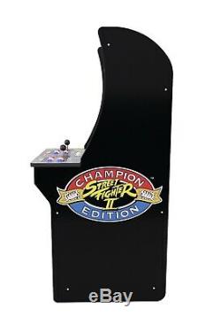 Arcade1up Retro Street Fighter 2 Cabinet De Machine De Jeu Vidéo Arcade 4ft De Hauteur Nouveau
