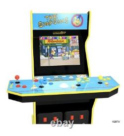 Arcade1up Simpsons Arcade Machine Avec Riser. En Main! Nouveau & Scellé