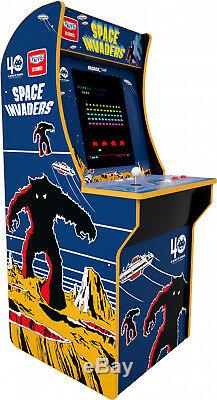 Arcade1up Space Invaders 4 Ft Vintage Video Arcade Machine Salle De Jeux 17 LCD