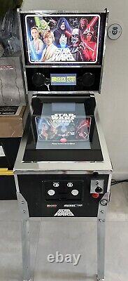 Arcade1up Star Wars Digital Pinball Vidéo Arcade Machine 10 Jeux En 1 + Tabouret