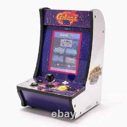 Arcade1up Tabletop Galaga 88 Countercade Machine 5 Jeux En 1 Blanc Violet Nouveau