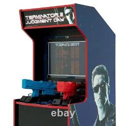 Arcade1up Terminator 2 Jour De Jugement T2 Jeu D'arcade Avec Marque Light-up