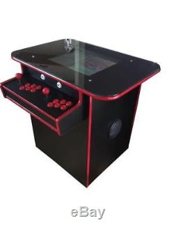 Arcade Cocktail Table Machine 1300 Jeux Rétro 2 Cabinet De Jeu Joueur Uk Made