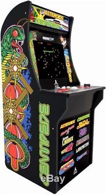 Arcade Machine 12-en-1 Édition Deluxe D'arcade1up Avec Riser Atari Graphics Nwob