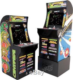 Arcade Machine 12-en-1 Édition Deluxe D'arcade1up Avec Riser Atari Graphics Nwob