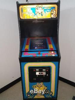 Arcade Machine Amusement Monnayeur Bally Midway Ms Pacman Origanal Midway