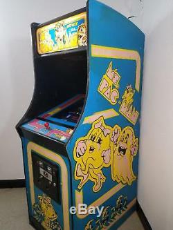 Arcade Machine Amusement Monnayeur Bally Midway Ms Pacman Origanal Midway