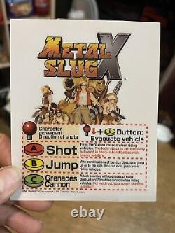 Arcade Machine Neo Geo Mvs Metal Slug X, Marquee, Etc