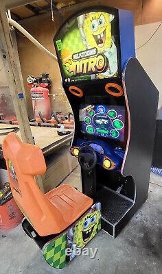 Arcade de course assise Nickelodeon Nicktoons Nitro Racing 27 LCD