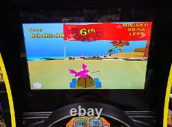 Arcade de course au volant Nickelodejson Nicktoons Racing avec écran LCD de 27 pouces