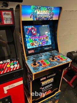 Armoire Arcade1up Marvel Super Heroes Arcade Cabinet Avec Riser