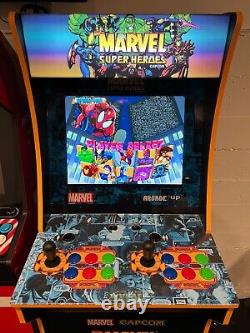 Armoire Arcade1up Marvel Super Heroes Arcade Cabinet Avec Riser