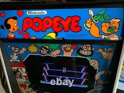Armoire De Machines D'arcade Originale Nintendo Popeye 1982