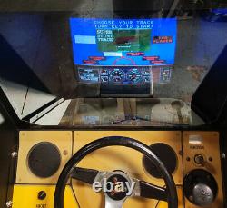 Atari Race Drivin'classic Arcade Sit Down Driving Racing Machine De Jeu Vidéo