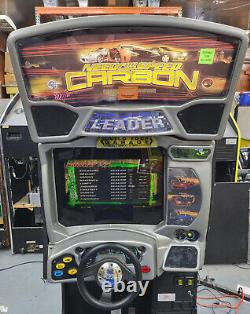 BESOIN DE VITESSE CARBONE Jeu vidéo de course en voiture à conduite assise sur arcade avec écran LCD de 22 pouces