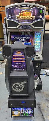 BESOIN DE VITESSE SOUS TERRAIN Jeu vidéo de course en arcade avec siège de conduite et écran LCD de 24 pouces -U1