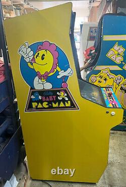 Baby Pac-man Arcade Machine Par Midway 1982 (excellent Condition) Rare