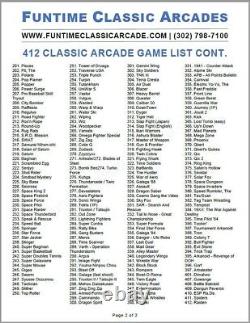 Bar / Table Top Classic Arcade Machine 412 Jeux Donkey Kong Livraison Gratuite