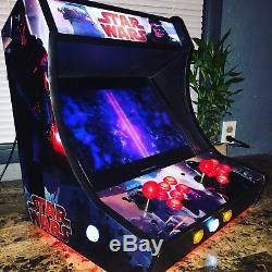 + Cabinet Bartop Arcade Personnalisé Ultimate + Plus De 10 000 Jeux! Raspberrypi Machine