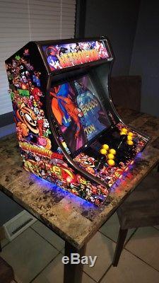 + Cabinet Bartop Arcade Personnalisé Ultimate + Plus De 10 000 Jeux! Raspberrypi Machine
