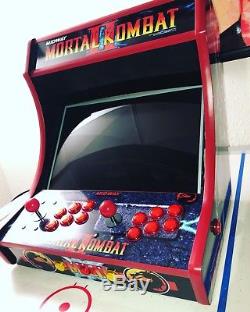 + Cabinet D'arcade Bartop Personnalisé Ultimate + Plus De 10 000 Jeux! Machine Raspberrypi