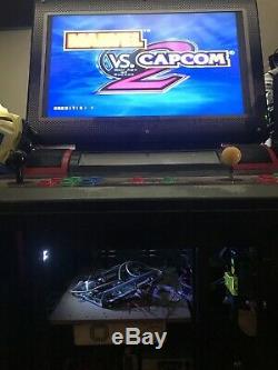 Capcom 2 Vs Marvel Arcade Jeu Machine Jap / 32 Noir LCD Storm Uni Cabinet