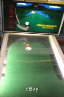 Chaussee Challenge Arcade Golf Machine Simulateur Par I. C. E. (excellent) Rare