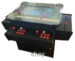 Classic Arcade Machine Cocktail Table Avec 1162 Jeux 3 Côtés Panneau De Lecteur