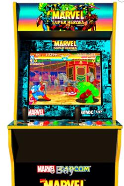 Classique Marvel Superheroes Machine & Authentique Arcade Controls Meilleur Jeu Cabinet