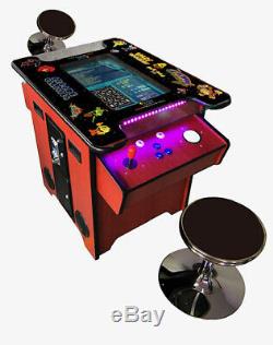 Cocktail Arcade Machine Trackball 412 Jeux Classiques En Bois De Cerisier Commercial