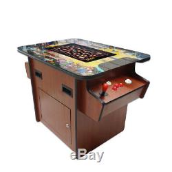 Cocktail Arcade Machine With60 In 1 Jeux Classiques 135lb + Qualité Commerciale