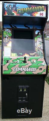 Commando By Data Ease Arcade Machine À Jeux Vidéo, Remis À Neuf, Sharp-looks New