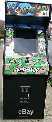 Commando By Data Ease Arcade Machine À Jeux Vidéo, Remis À Neuf, Sharp-looks New