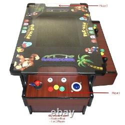 Commercial Grade Cocktail Arcade Machine Avec Trackballs 1033 Jeux Classiques