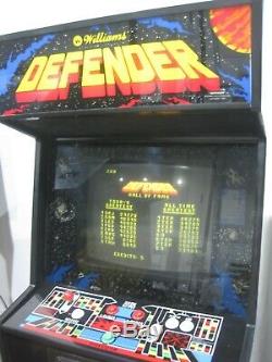 Console De Jeux D'arcade Verticale D'origine Williams Defender Real Deal