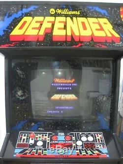 Console De Jeux D'arcade Verticale D'origine Williams Defender Real Deal