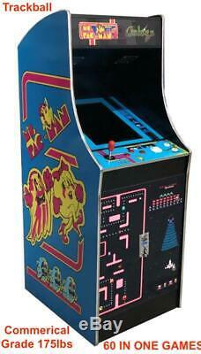 Debout Arcade 60 Meilleurs Jeux 21 Écran! Qualité Commerciale 180lbs! Machine