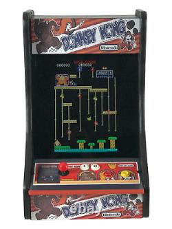 Donkey Kong Countertop Arcade Machine Mise À Niveau Avec 60 Jeux Mme Pac-man Galaga