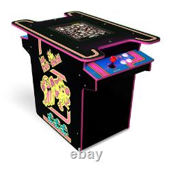 Édition tête-à-tête de la machine de jeu d'arcade de table Ms. Pac-Man en série noire