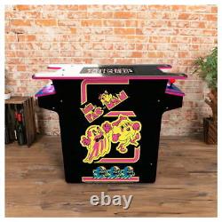 Édition tête-à-tête de la machine de jeu d'arcade de table Ms. Pac-Man en série noire