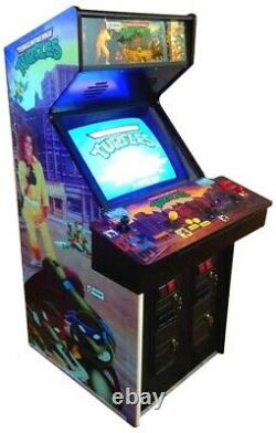 Enseignement Mutant Ninja Turtles Arcade Machine Par Konami 1991