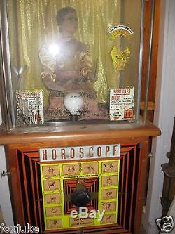Fortune Teller Genco Gypsy Grandma Horoscope Arcade Machine Vers 1940-1950