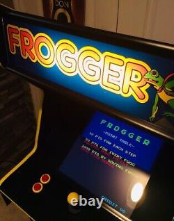 Frogger Custom 1/4 Scale Arcade Machine (60-en-1 Jeux Classiques) Avec Porte De Monnaie