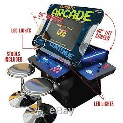 Full Size Commercial Grade Cocktail Arcade Machine 1162 Jeux Classiques