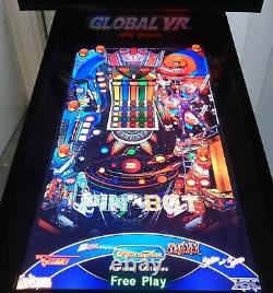 Global Vr Ultrapin Coin Exploité Virtual Video Pinball Arcade Machine